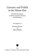 Tapa de Literatur und Politik in der Heine-Zeit