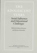 Tapa de The Adolescent years