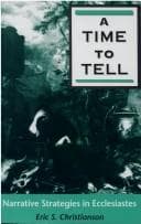 Tapa de A time to tell