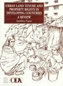 Tapa de Urban land tenure and property rights in developing countries