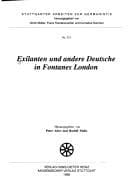 Tapa de Exilanten und andere Deutsche in Fontanes London