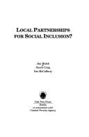 Tapa de Local partnerships for social inclusion?