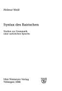 Tapa de Syntax des Bairischen