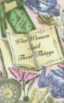 Tapa de Wise women said these things