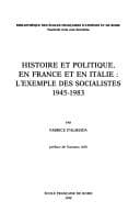 Tapa de Histoire et politique en France et en Italie