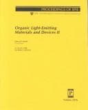 Tapa de Organic light-emitting materials and devices II
