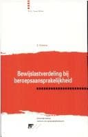 Tapa de Bewijslastverdeling bij beroepsaansprakelijkheid