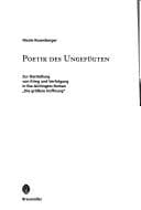Tapa de Poetik des Ungefügten