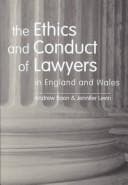 Tapa de The ethics and conduct of lawyers in England and Wales