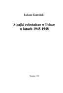 Tapa de Strajki robotnicze w Polsce w latach 1945-1948