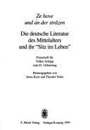 Tapa de Ze hove und an der strâzen