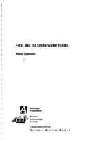 Tapa de First aid for underwater finds