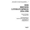 Tapa de Der Bremer Literaturpreis 1954-1998