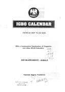 Tapa de Igbo calendar from AD 0001 to AD 4032