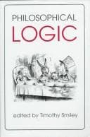 Tapa de Philosophical logic