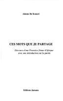 Tapa de Ces mots que je partage
