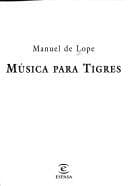 Tapa de Música para tigres