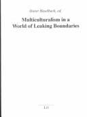 Tapa de Multiculturalism in a world of leaking boundaries
