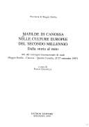 Tapa de Matilde di Canossa nelle culture europee del secondo millennio