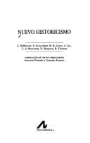 Tapa de Nuevo historicismo