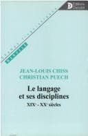 Tapa de Le langage et ses disciplines XIX-XX siécles
