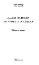 Tapa de Rachid Boudjedra