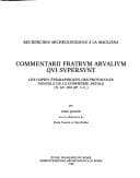 Tapa de Recherches archéologiques à la Magliana