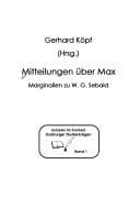 Tapa de Mitteilungen über Max