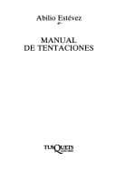 Tapa de Manual de tentaciones