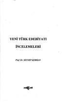 Tapa de Yeni Türk edebiyatı incelemeleri