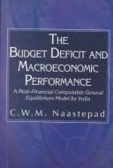 Tapa de The budget deficit and macroeconomic performance