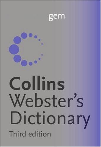 Tapa de Collins Gem Webster's Dictionary 3E (Collins Gem)