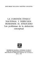 Tapa de La cuestión étnico nacional y derechos humanos
