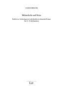 Tapa de Melancholie und Reise