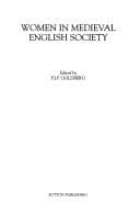Tapa de Women in medieval English society