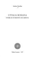 Tapa de L' Italia romana
