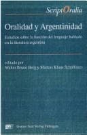 Tapa de Oralidad y argentinidad