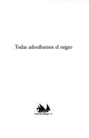 Tapa de Todas adorábamos el negro