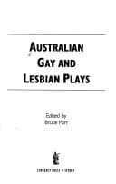 Tapa de Australian gay and lesbian plays