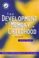 Tapa de The development of memory in childhood