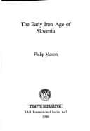 Tapa de The early iron age of Slovenia