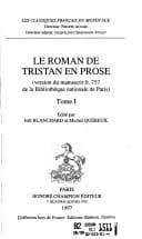 Tapa de Le roman de Tristan en prose