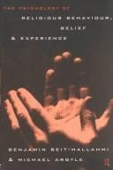 Tapa de The psychology of religious behaviour, belief, and experience