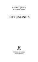 Tapa de Circonstances
