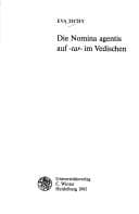 Tapa de Die Nomina agentis auf -tar- im Vedischen