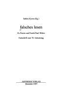 Tapa de Falsches lesen