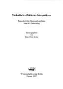 Tapa de Methodisch reflektiertes Interpretieren