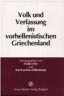 Tapa de Volk und Verfassung im vorhellenistischen Griechenland