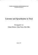Tapa de Literatur und Sprachkultur in Tirol
