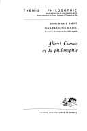 Tapa de Albert Camus et la philosophie